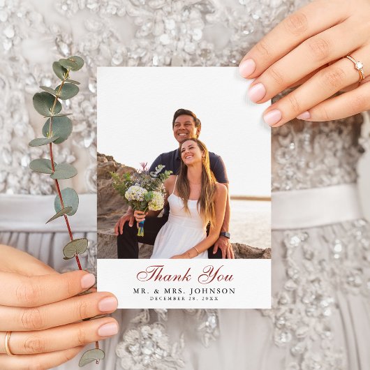 Herfst in Love Pumpkin Botanical Autumn Weddenscha Bedankkaart