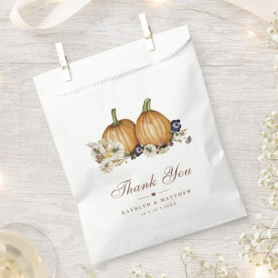 Herfst in Love Pumpkin Botanical Autumn Weddenscha Bedankzakje