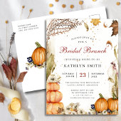 Herfst in Love Pumpkin Rustic Autumn Bridal Brunch Uitnodiging Briefkaart