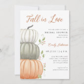 Herfst in Love Pumpkin Vrijgezellenfeest Kaart (Voorkant)