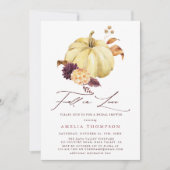 Herfst in Love Pumpkin Vrijgezellenfeest Kaart (Voorkant)