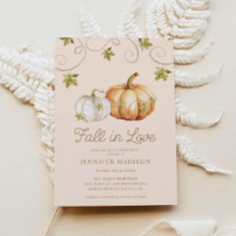 Herfst in Love Pumpkin Vrijgezellenfeest Kaart