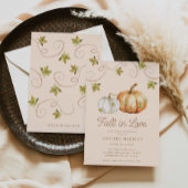 Herfst in Love Pumpkin Vrijgezellenfeest Kaart