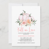 Herfst in Love Pumpkin Vrijgezellenfeest Kaart (Voorkant)