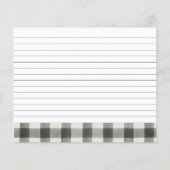 Herfst in Love Pumpkin Vrijgezellenfeest Recipcard (Achterkant)