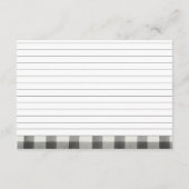 Herfst in Love Pumpkin Vrijgezellenfeest Recipcard Informatiekaartje (Achterkant)