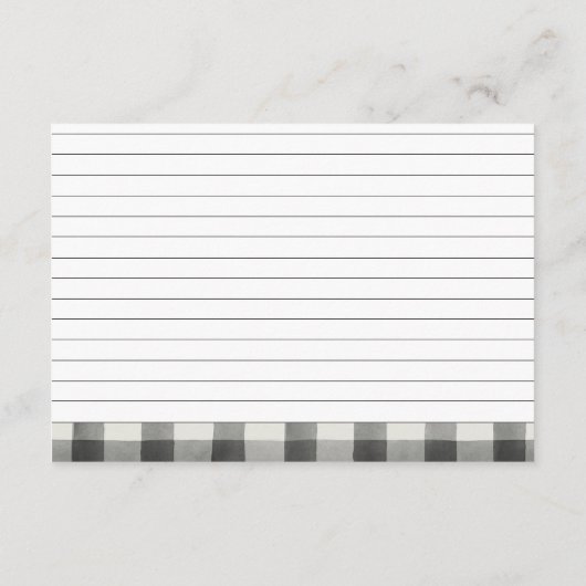 Herfst in Love Pumpkin Vrijgezellenfeest Recipcard Informatiekaartje (Achterkant)