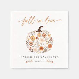 Herfst in Love Pumpkin Vrijgezellenfeest Servet