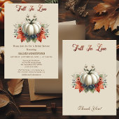 Herfst In Love Pumpkins Country Beige Vrijgezellen Kaart