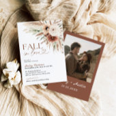 Herfst In Love Rustiek Boho Vrijgezellenfeest Terr Kaart