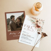 Herfst In Love Rustiek Boho Vrijgezellenfeest Terr Kaart