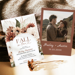 Herfst In Love Rustiek Boho Vrijgezellenfeest Terr Kaart