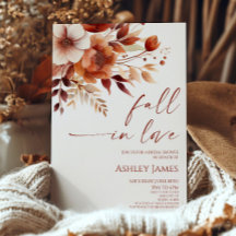 Herfst in Love Rusty Bourgondië Bloemen Vrijgezell