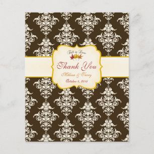 Herfst in Love Snoep Bar Wrapper Flyer