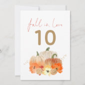 Herfst in Love Sparkly Pumpkins Weduwingnummer (Achterkant)