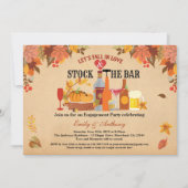 Herfst in Love Stock De bar paren douchen Kaart (Voorkant)