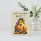 Herfst in Love Vastgoedmarketing Briefkaart (Staand voorkant)