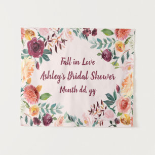 Herfst in Love Vrijgezellenfeest Backdrop Verlovin Wandkleed