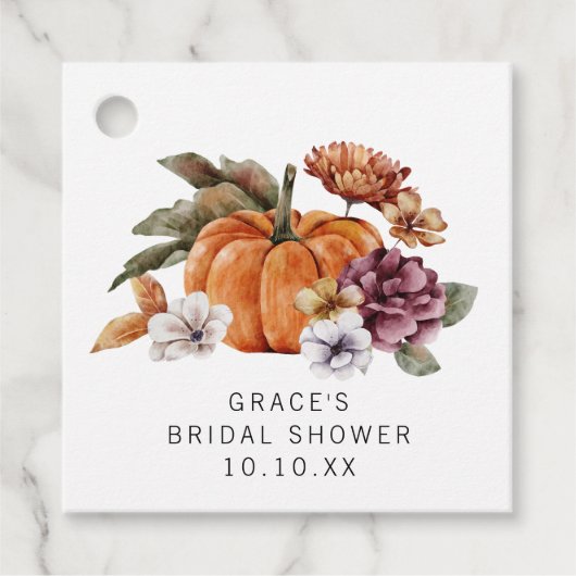 Herfst in Love Vrijgezellenfeest Bedankjes Labels (Voorkant)