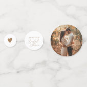 Herfst in Love Vrijgezellenfeest Confetti (Achterkanten)