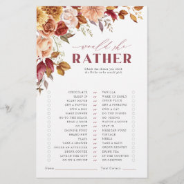 Herfst in Love Vrijgezellenfeest Game Wil ze lieve