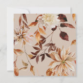 Herfst in Love Vrijgezellenfeest Kaart (Achterkant)