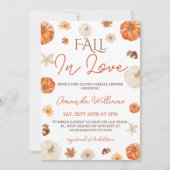 Herfst in Love Vrijgezellenfeest Kaart (Voorkant)