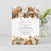 Herfst in Love Vrijgezellenfeest Kaart (Staand voorkant)