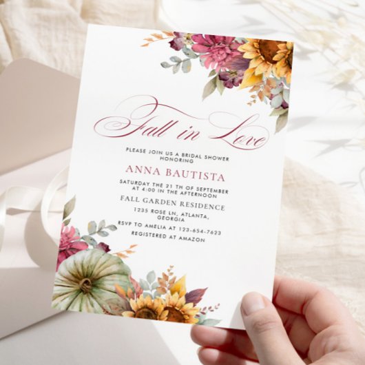 Herfst in Love Vrijgezellenfeest Kaart