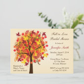 Herfst in Love Vrijgezellenfeest Kaart (Staand voorkant)