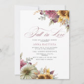 Herfst in Love Vrijgezellenfeest Kaart (Voorkant)