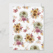 Herfst in Love Vrijgezellenfeest Kaart (Achterkant)