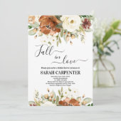 Herfst in Love Vrijgezellenfeest Kaart (Staand voorkant)