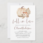 Herfst in Love Vrijgezellenfeest Pampas Terracotta Kaart (Voorkant)