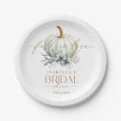 Herfst in Love Vrijgezellenfeest Papieren Bordje (Voorkant)