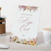 Herfst In Love Vrijgezellenfeest Recept Kaarten Reclamebord Met Voetstuk (Insitu)