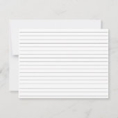 Herfst in Love Vrijgezellenfeest Recipcard Kaart (Achterkant)