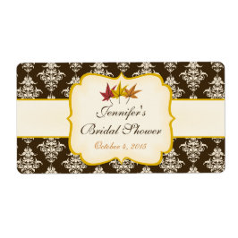 Herfst in Love Vrijgezellenfeest Waterflesetiket Etiket