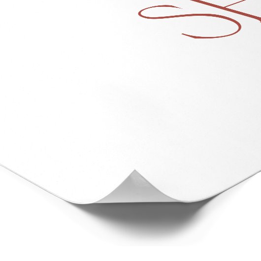 Herfst in Love Vrijgezellenfeest Welcome Sign Poster (Hoek)