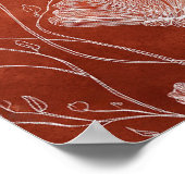 Herfst in Love Vrijgezellenfeest Welcome Sign Poster (Hoek)