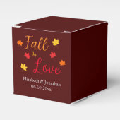 Herfst in Love Wedding Bedankdoosjes (Voorkant Zijde)
