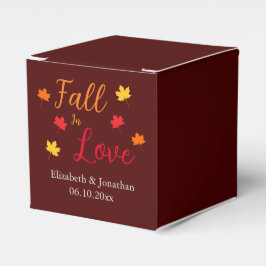 Herfst in Love Wedding Bedankdoosjes