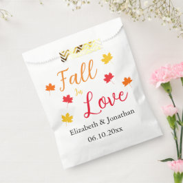 Herfst in Love Wedding Bedankzakje