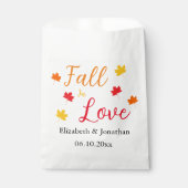Herfst in Love Wedding Bedankzakje (Voorkant)