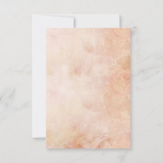 Herfst in Love Wedding Reception Enclosure Kaart (Achterkant)