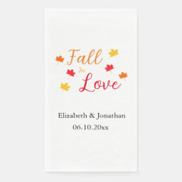 Herfst in Love Wedding Servet