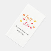 Herfst in Love Wedding Servet (Hoek)