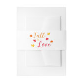 Herfst in Love Wedding Uitnodigingen Wikkel (Voorkant Voorbeeld)