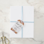 Herfst in Love White Pumpkin Hartelijk dank Cadeaulabel (Met Touw)
