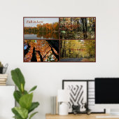 Herfst in Love Wisconsin Poster (Thuiskantoor)